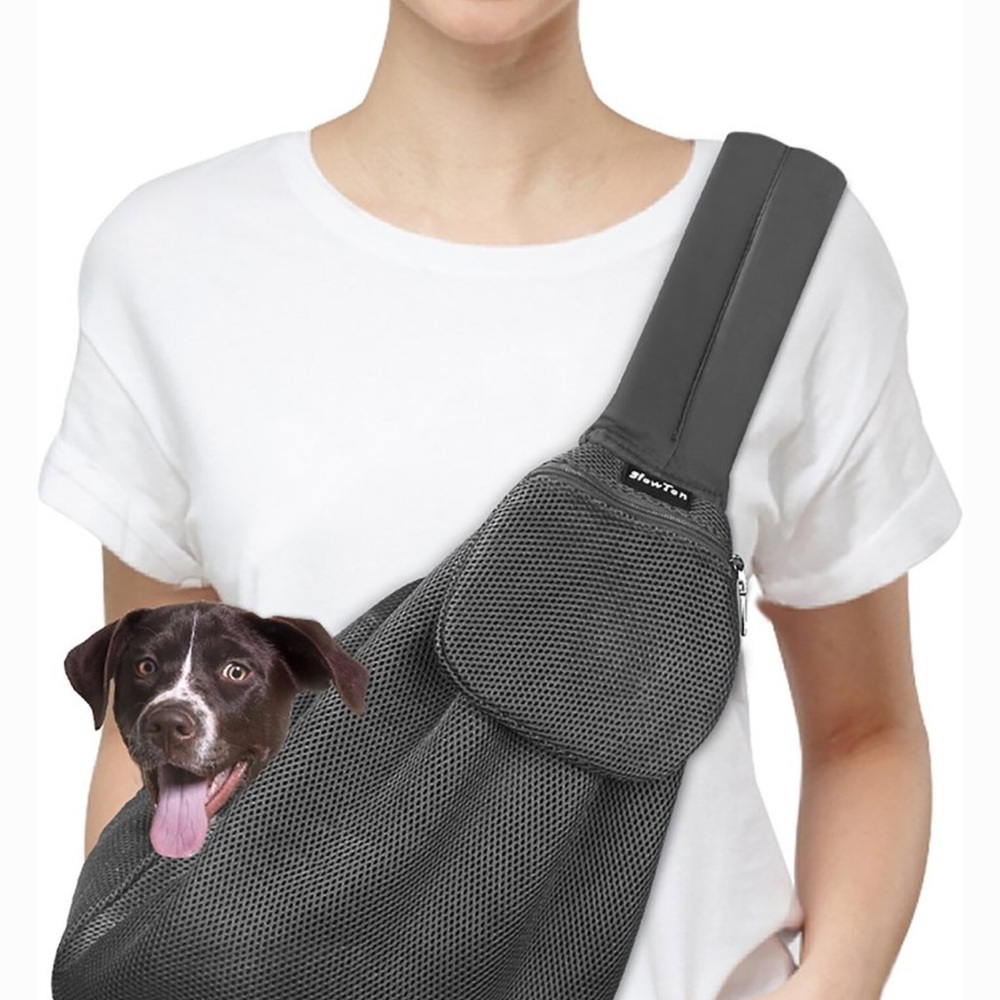 Gray Pet Sling Carrier